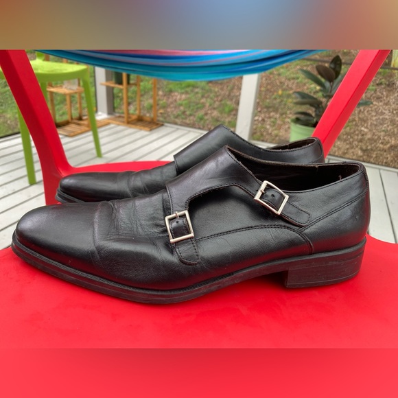 Leather men’s designer shoes - Bruno Magli oxfords - Picture 1 of 8